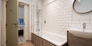 Ensuite bathroom at The Ullswater Inn in Glenridding, Lake District