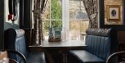 Booth seating at The Ullswater Inn in Glenridding, Lake District