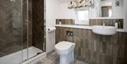 Ensuite bathroom at The Wateredge Inn in Ambleside, Lake District