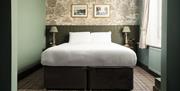 Double bedroom at The Wateredge Inn in Ambleside, Lake District