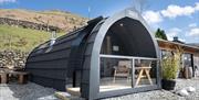 Exterior of a Pod at The Yan Glamping in Grasmere, Lake District
