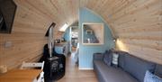 Pod Interior at The Yan Glamping in Grasmere, Lake District