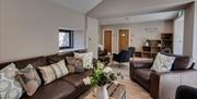 Sitting area and lounge at The Yan at Broadrayne in Grasmere, Lake District