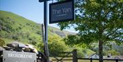 Signage at The Yan at Broadrayne in Grasmere, Lake District