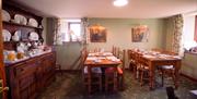 The Breakfast Room at High Greenside Bed and Breakfast in Ravenstonedale, Cumbria