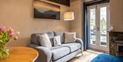 Couch and Lounge Decor in The Smithy at The Yan in Grasmere, Lake District