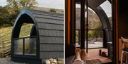 The Lookouts - luxury glamping pods at The Yan.Photo: Carole Poirot