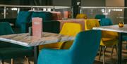 Bar seating at The Edge Hotel in Whitehaven, Cumbria © Emily Caitlan Media
