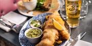 Fish and Chips from The Swan Hotel & Spa in Newby Bridge, Lake District