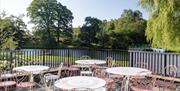 The Terrace Seating at The Swan Hotel & Spa in Newby Bridge, Lake District