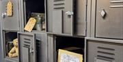 Lockers at The Vault in Kirkby Lonsdale, Cumbria
