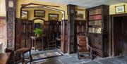 Interior and decorations at Townend in Troutbeck, Windermere, Lake District