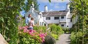 Exterior and gardens at Townend in Troutbeck, Windermere, Lake District