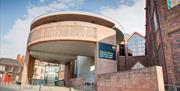 Exterior and Viewpoint at Tullie House Museum and Art Gallery in Carlisle, Cumbria by D&H Photographers