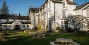 Garden Space at Tweedies Bar & Lodge in Grasmere, Lake District