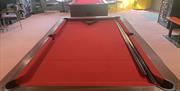 Snooker Table at Ullswater Holiday Park in the Lake District, Cumbria