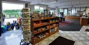 Interior of the Shop at Ullswater Holiday Park in the Lake District, Cumbria