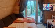 Interior of a Glamping Cabin at Ullswater Holiday Park in the Lake District, Cumbria