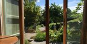 Garden Views at Upper Crumble Cottage at Crumble Cottages near Cartmel, Lake District