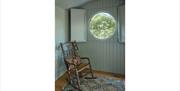 Rocking Chair at The Shepherd's Hut at Victorian House Hotel in Grasmere, Lake District