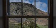 View from the Cottage at The Yan in Grasmere, Lake District.