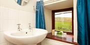 View from the Twin Shower Room of Green Bell at High Greenside Bed and Breakfast in Ravenstonedale, Cumbria