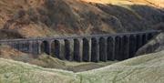 Smardale Viaduct near Waitby School in Waitby, Cumbria