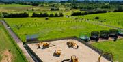 Aerial View at Walby Farm Park in Walby, Cumbria