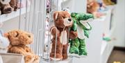 Stuffed Toys at The Gift Shed at Walby Farm Park in Walby, Cumbria
