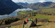 Scenic walks from Waterfoot Park in Pooley Bridge, Lake District