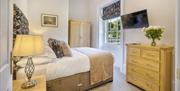 Bedroom in a Self Catering unit at Waterfoot Park in Pooley Bridge, Lake District
