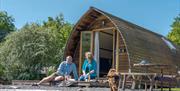 Dog-friendly glamping pods at Waterfoot Park in Pooley Bridge, Lake District