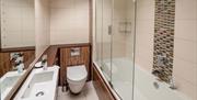 Bathroom at Wayside Cottage 1637 in Whitbeck, Lake District