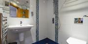 Wet room at Wayside Cottage 1637 in Whitbeck, Lake District