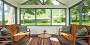Conservatory in Summertime at Wayside Cottage 1637 in Whitbeck, Lake District