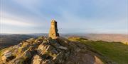 View from atop Gummers How, near Windermere in the Lake District, Cumbria