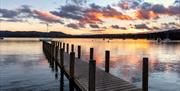 Dramatic Sunset over Lake Windermere, Seen on a  Walking Holiday from The Carter Company in the Lake District, Cumbria
