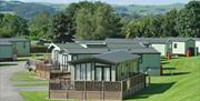 Static caravans at Woodclose Caravan Park in Kirkby Lonsdale, Cumbria