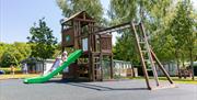 Playground Equipment at Woodclose Caravan Park in Kirkby Lonsdale, Cumbria