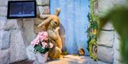 Characters and scenes from the Peter Rabbit exhibit at The World of Beatrix Potter in Bowness-on-Windermere, Lake District