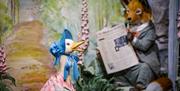 Characters and scenes from the Peter Rabbit exhibit at The World of Beatrix Potter in Bowness-on-Windermere, Lake District