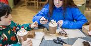 Hot Chocolate at Wray Castle, Low Wray, Ambleside, Lake District