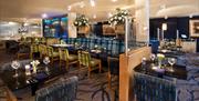 Restaurant and seating at Zeffirellis in Ambleside, Lake District
