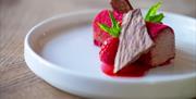 Food from The Black Swan Restaurant in Ravenstonedale, Cumbria
