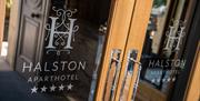 Front Doors at The Halston Aparthotel in Carlisle, Cumbria