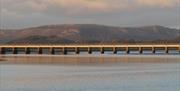 Arnside Estuary Viaduct near Kentwood Guest House in Carnforth, Cumbria