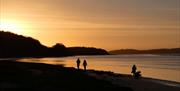 Arnside Sunset near Kentwood Guest House in Carnforth, Cumbria