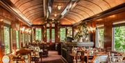Interior View of The Carriage Cafe at Bassenthwaite Lake Station & Carriage Cafe in Bassenthwaite Lake, Lake District