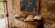 Cakes and Decor at Bassenthwaite Lake Station & Carriage Cafe in Bassenthwaite Lake, Lake District