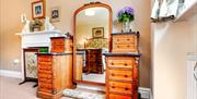 Dresser with mirror at Dorothy's Place in Bowness-on-Windermere, Lake District